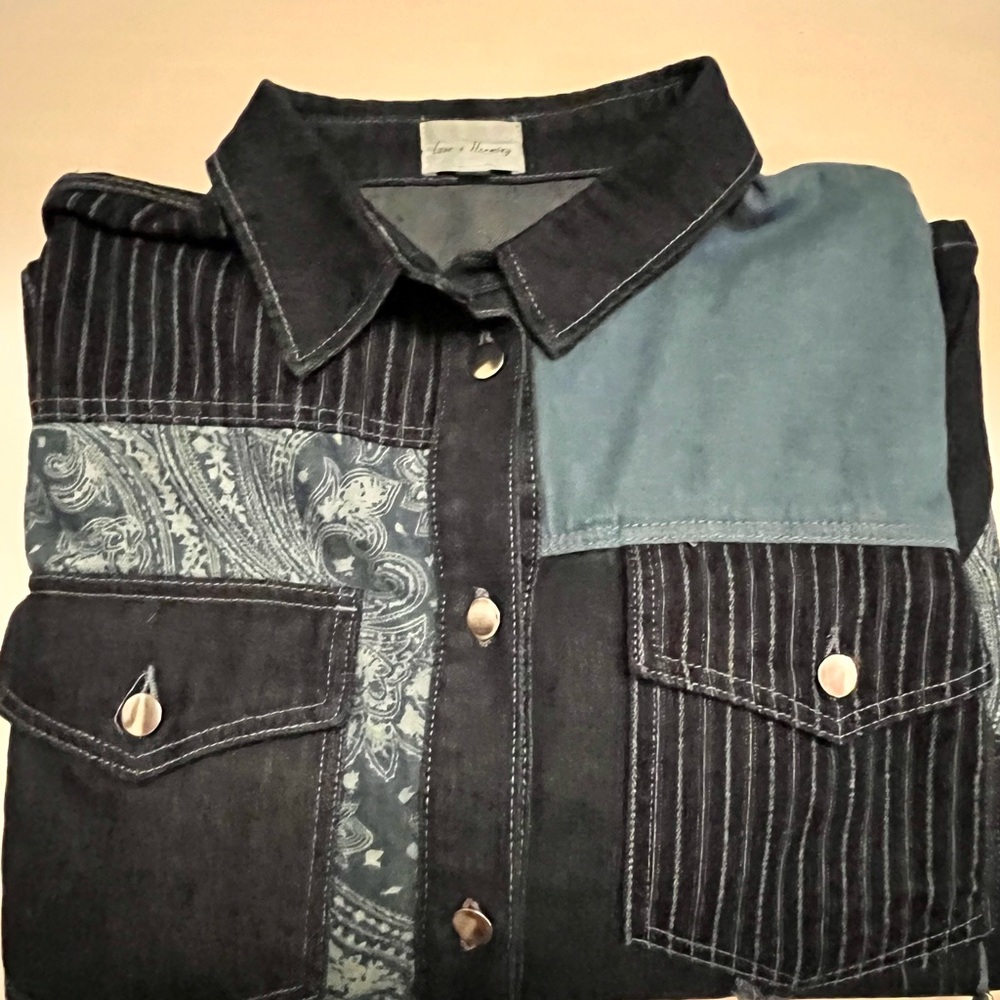 Stylish Women's Patchwork Denim Jacket - image 5